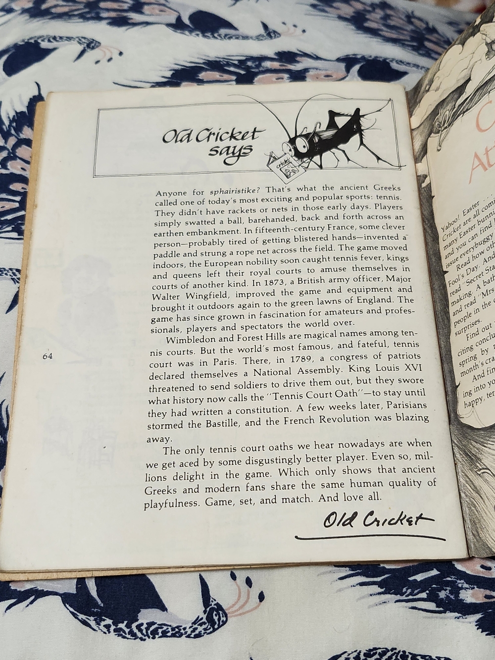 Vintage 1980 Cricket Children's Magazine - Picture 7 of 8